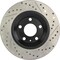 Centric Parts Sport Drilled/Slotted Brake Rotor, 127.33088R 127.33088R - alternate 3